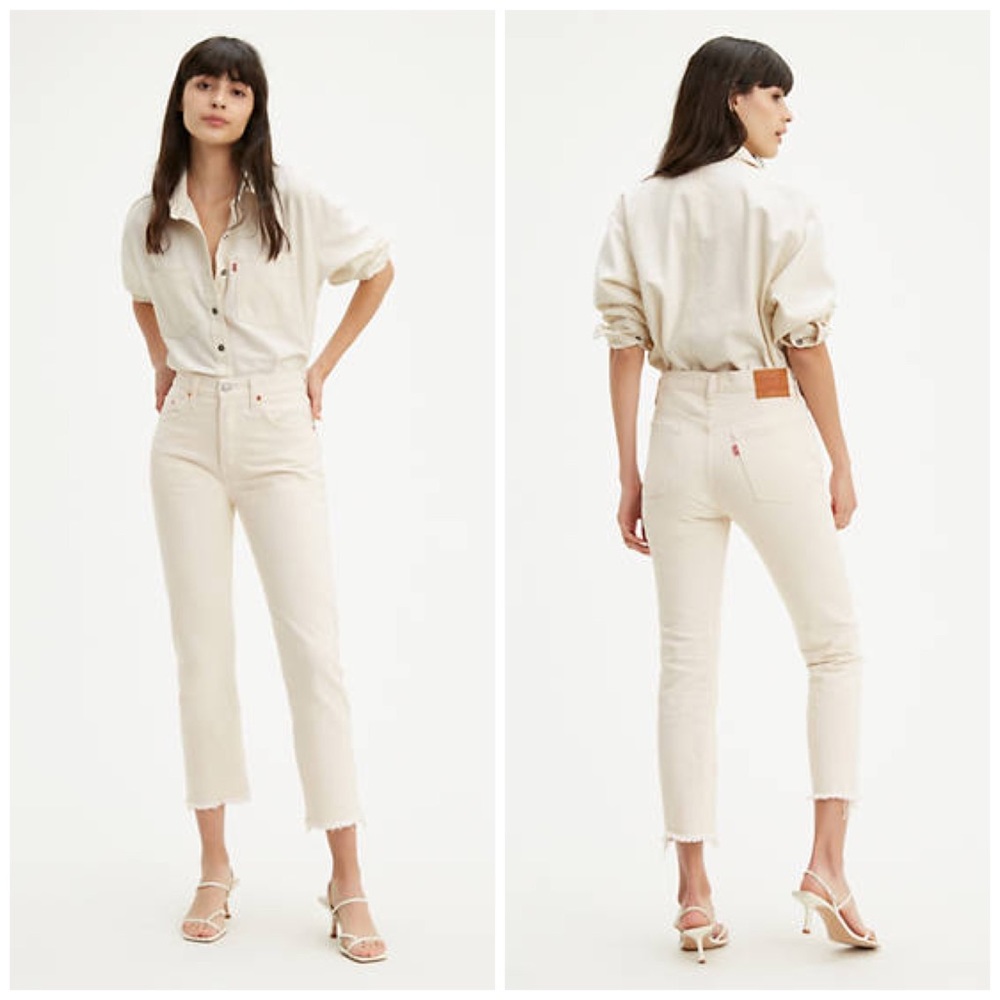 NEW Levi’s 501 Original Cropped Ankle Mom Jeans 30 - Picture 7 of 8